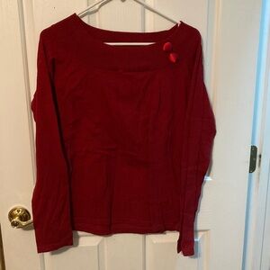 East 5th Red Sweater, L, NWT